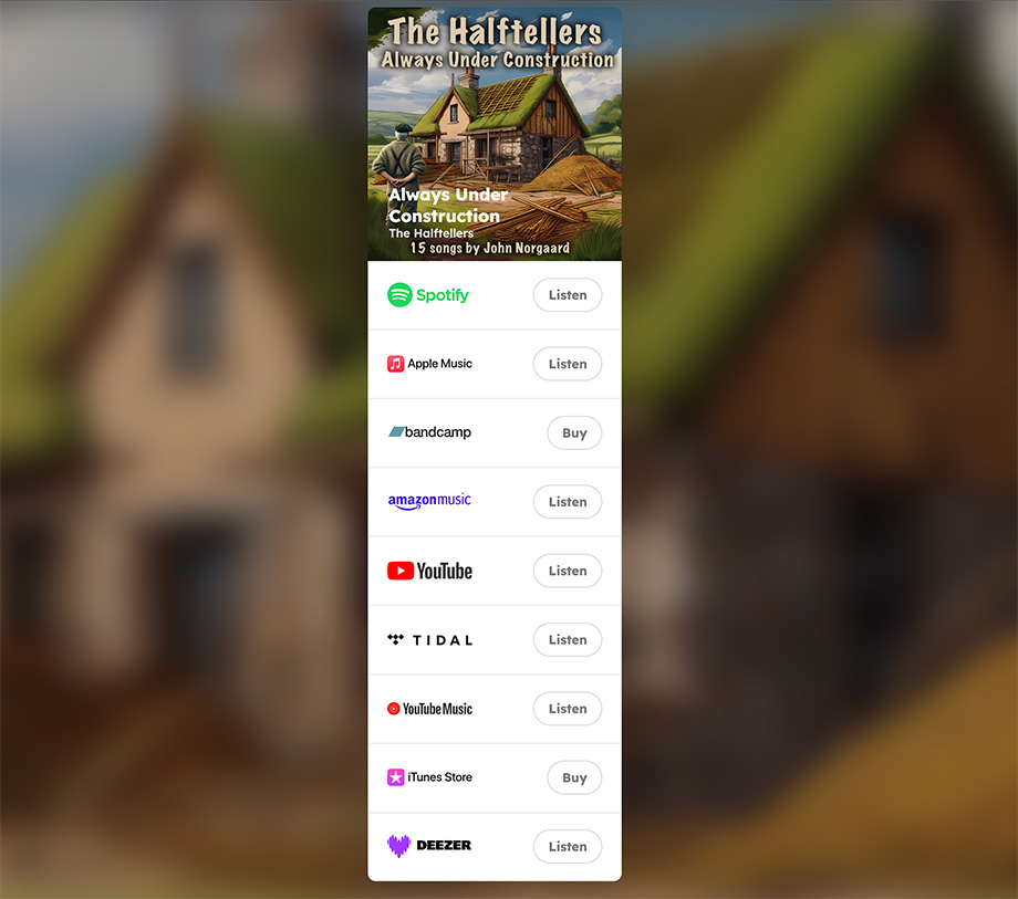 Listen on Spotify, Apple Music, and more