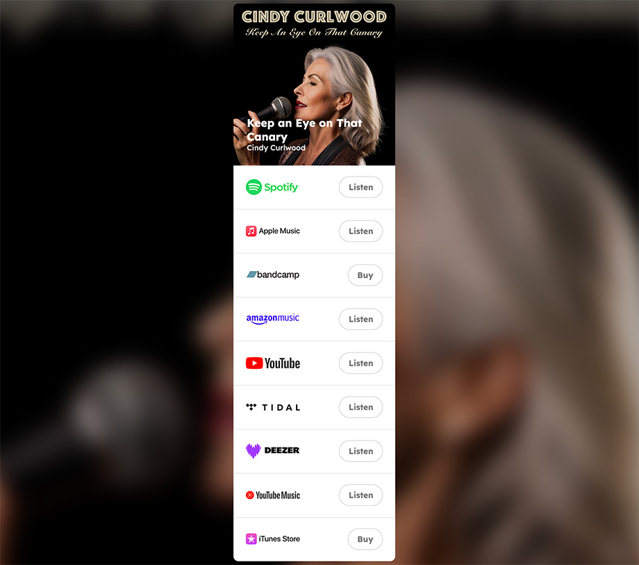 Listen on Spotify, Apple Music, and more