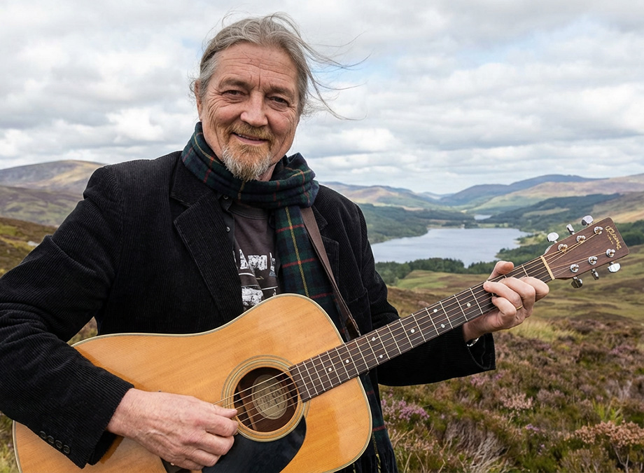 A cartoon portrait of John Norgaard